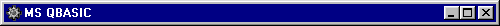 MS QBASIC